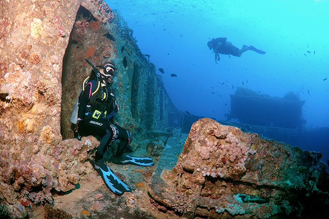 SS Thistlegorm на дне